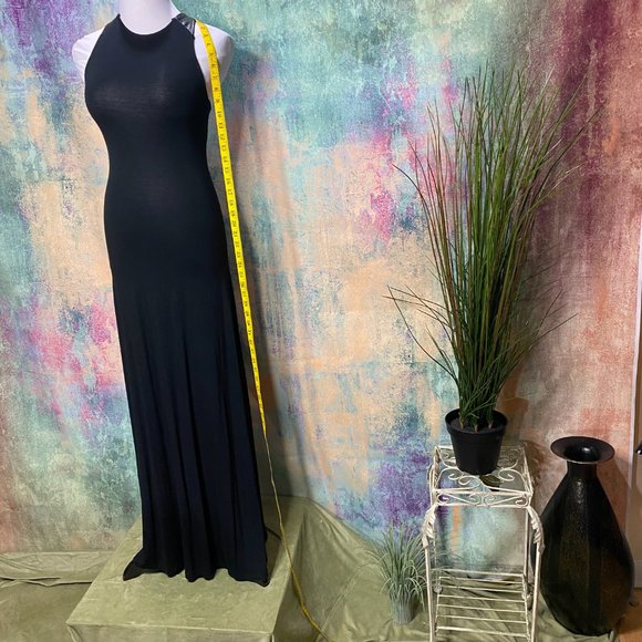 NEW๐Sugarlips Look at this Back Neckline Maxi Dress with Faux Leather Straps - Picture 8 of 13